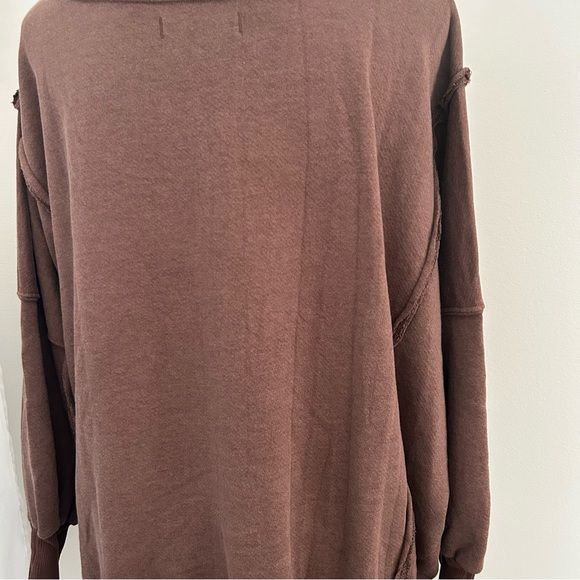 ☀️NEW Free People We The Free Camden Pullover. Chocolate Brown. Size: XS - Picture 12 of 12